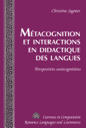 M?tacognition et interactions en didactique des langues: Perspectives sociocognitives