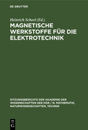 Magnetische Werkstoffe F?r Die Elektrotechnik