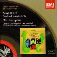 Mahler: Das Lied von der Erde - Christa Ludwig (mezzo-soprano); Fritz Wunderlich (tenor); Otto Klemperer (conductor)