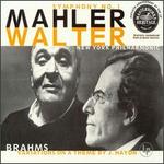 Mahler: Symphony No. 1 / Brahms: Haydn Variations - New York Philharmonic; Bruno Walter (conductor)