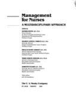 Management for Nurses: A Multidisciplinary Approach - Stone, Sandra