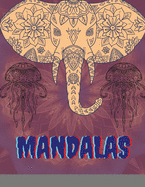 Mandala: Coloring Book Relaxing Art Activities with Flowers, Animals, and More, on Thick Perforated Paper (Coloring Is Fun)
