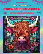 Mandalas de vaches Livre de coloriage pour adultes Dessins anti-stress pour encourager la crativit: Images mystiques de vaches pour soulager le stress et quilibrer l'esprit