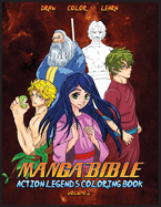 Manga Bible Action Legends Vol 2: Coloring Book