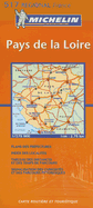 MAPA REGIONAL PAYS DE LA LOIRE - SIN AUTOR