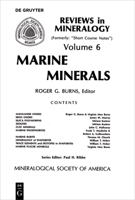 Marine Minerals - Burns, Roger G (Editor)