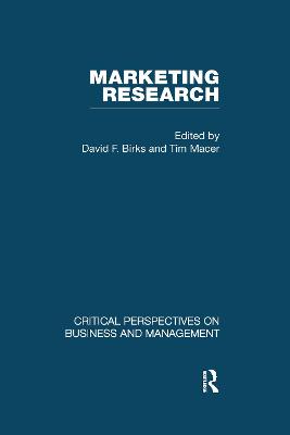 Marketing Research - Birks David, F