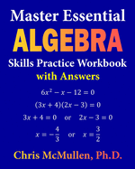 Master Essential Algebra Skills Practice Workbook with Answers: Improve Your Math Fluency