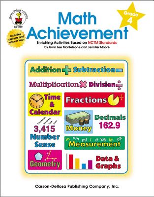 Math Achievement, Grade 4: Enriching Activities Based on Nctm Standards - Monteleone, Gina Lee, and Moore, Jennifer