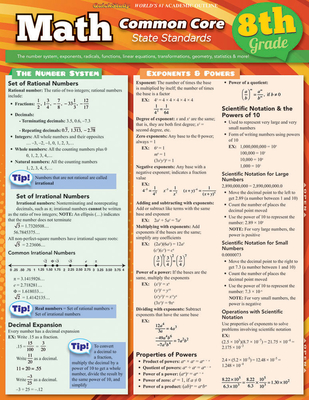 Math Common Core 8th Grade - BarCharts Inc
