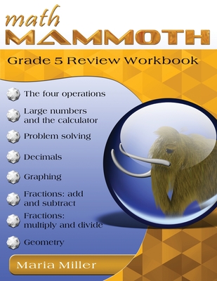 Math Mammoth Grade 5 Review Workbook - Miller, Maria