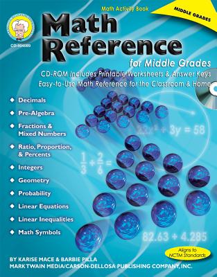 Math Reference for Middle Grades - Mace, Karise, and Pilla, Barbara