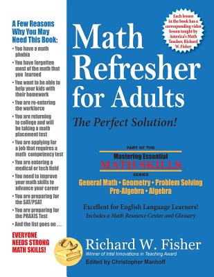 Math Refresher for Adults: The Perfect Solution - Fisher, Richard W