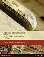 Mathematics of Interest Rates and Finance: Pearson New International Edition