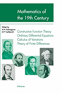 Mathematics of the 19th Century: Mathematical Logic Algebra Number Theory Probability Theory