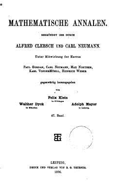 Mathematische Annalen - Clebsch, Alfred