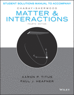 Matter and Interactions, Student Solutions Manual