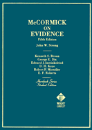 McCormick on Evidence Hornbook