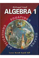 McDougal Littell Algebra 1: Notetaking Guide (Student)