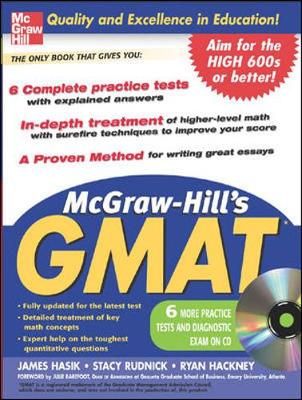 McGraw-Hill's GMAT: Graduate Management Admission Test - Hasik, James, and Rudnick, Stacey, and Hackney, Ryan