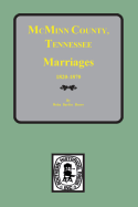 McMinn County, Tennessee Marriages 1820-1870