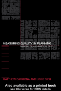 Measuring Quality in Planning: Managing the Performance Process