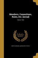 Members, Committees, Rules, Etc. [serial]; Volume 1903