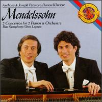 Mendelssohn: Piano Concertos - Anthony Paratore (piano); Berlin RIAS Symphony Orchestra; Joseph Paratore (piano); Uros Lajovic (conductor)
