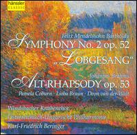 Mendelssohn: Symphony No. 2; 3 Motets; Brahms: Alt Rhapsody, Op. 53; Fest Und Gedenksprche, Op. 109 - Deon Van der Walt (tenor); Friedemann Winklhofer (organ); Lioba Braun (alto); Pamela Coburn (soprano);...