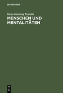 Menschen und Mentalit?ten