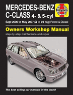 Mercedes-Benz C-Class Petrol & Diesel (Sept 00 - May 07) Haynes Repair Manual