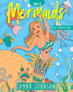 Mermaids Adult Coloring Book Vol 3