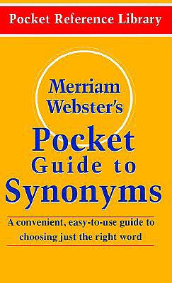 Merriam-Webster's Pocket Guide to Synonyms - Merriam-Webster