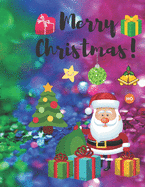 Merry christmas: Merry christmas coloring book for kids