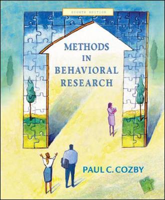 Methods in Behavioral Research with PowerWeb - Cozby, Paul