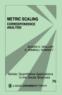Metric Scaling: Correspondence Analysis