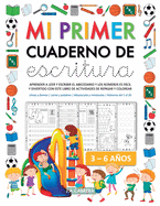 Mi primer cuaderno de escritura: Aprender a leer y escribir el abecedario y los nmeros es fcil y divertido con este libro de actividades de repasar y colorear Lneas y formas Letras y palabras Maysculas y Minsculas Nmeros del 1 al 20