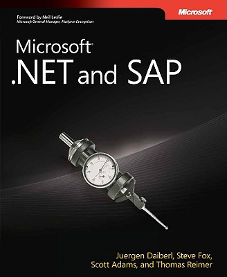 Microsoft. Net and Sap (Developer Reference) - Daiberl, Juergen; Adams, Scott
