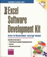 Microsoft Excel Software Development Kit: Version 4 for Microsoft Windows and the Apple Macintosh - Microsoft Press