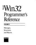 Microsoft WIN32 Programmer's Reference - Microsoft Press