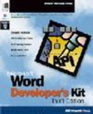 Microsoft Word Developer's Kit - Microsoft Press, and Microsoft Corporation