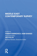 Middle East Contemporary Survey, Volume XI, 1987