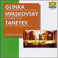 Mikhail Glinka: String Quartet No. 2 in F Major; Nikolay Myaskovsky: String Quartet No. 13 in A Minor, Op. 86 - Alexander Semyannikov (violin); Andrei Kevorkov (viola); Sergei Ryabov (violin)