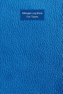 Mileage Log Book For Taxes: Keep Track of Mileage And Trips Log Keeping For Taxes Blue Leather Look Print Design