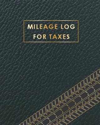 Mileage Log for Taxes: Black Cover - Daily Tracking Your Simple Mileage Log Book, Odometer - Notebook for Business or Personal - Creations, Angel