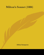 Milton's Sonnet (1886)