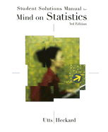 Mind on Statistics Student Solutions Manual