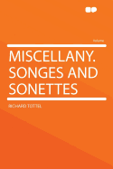 Miscellany. Songes and Sonettes