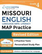 Missouri Assessment Program Test Prep: Grade 4 English Language Arts Literacy (Ela) Practice Workbook and Full-Length Online Assessments: Map Study Guide
