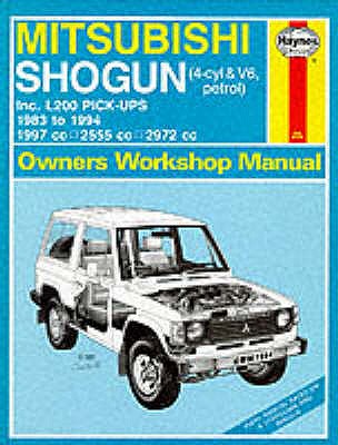 Mitsubishi Shogun and L200 Owner's Workshop Manual - Warren, Larry, and Choate, Curt, and Legg, A. K.